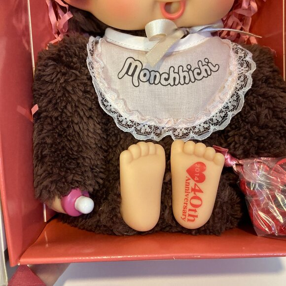 Monchhichi 40th Anniversary Collection Doll Girl Plush Toy Sekiguchi Japan New - Picture 6 of 13
